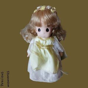 Precious moments vtg doll blonde hope songs of the spirit angel
